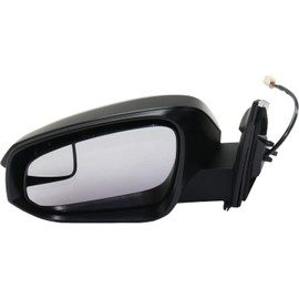 Fitrite AutoParts New Left Side Power Door Mirror For 2016-2018 Toyota RAV4, Manual Folding, Non-Heated, Textured, Except Hybrid, North America Built TO1320345