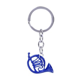 Llavero Cuerno Francés, Mini Bolso Colgante Encanto Decorativo para Mochila y Coche, Accesorio Multifuncional para Mujer y Hombre, Original para Viaje y Uso Diario
