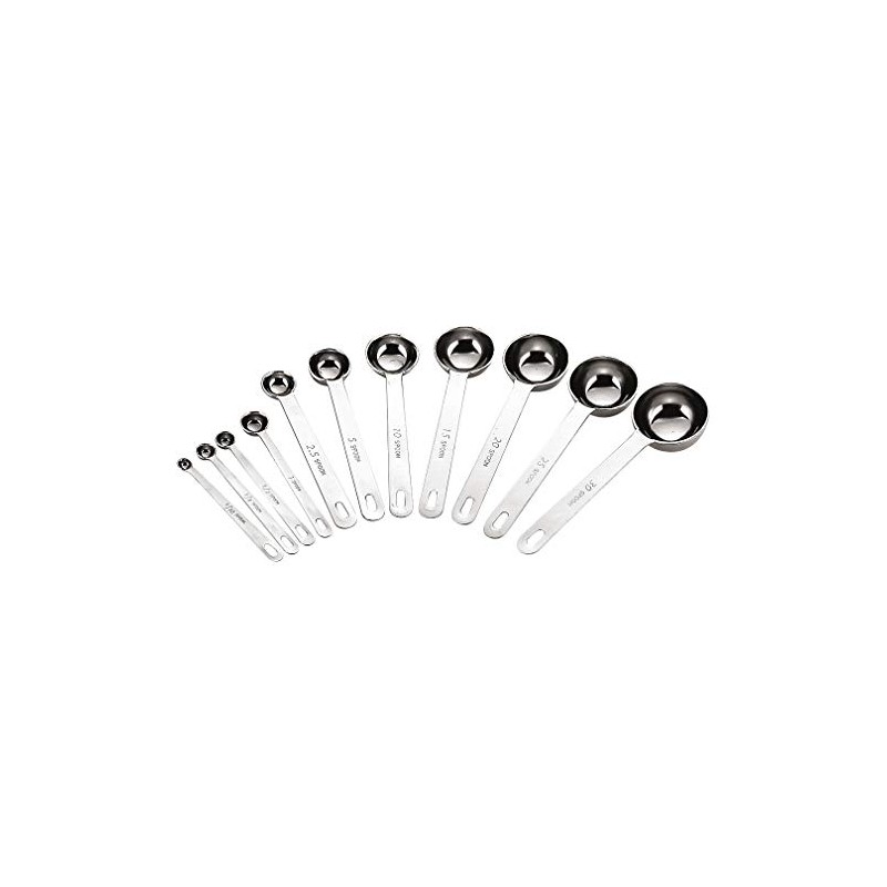 Sanpo Sangyo 09981404 Measuring Spoon, Silver, 10c.c. 18-8 Extra Thick