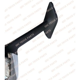 QSC Truck Parts Chrome Hood Mirror Left Driver Side for International LT LT625 Trucks