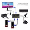 2 Port USB 2.0 VGA KVM Switch Up to 2048x1536