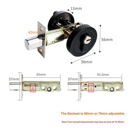 Home Door Single Cylinder Security Lock/Deadbolt, Zinc Alloy, Safe Lock Door Handles Entrance Locker
