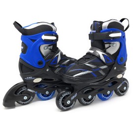 CHICAGO Skates Boys Adjustable Inline Skates - Large Sizes 5-9 - Blue