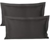 BEDSUM 100% Brushed Microfiber King Pillow Shams Set of 2,
