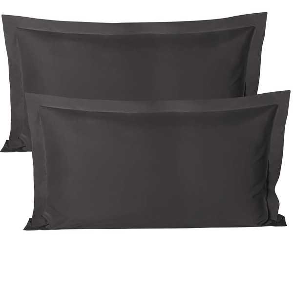 BEDSUM 100% Brushed Microfiber King Pillow Shams Set of 2,