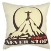 YOUR SMILE Cotton Linen Square Decorative Throw Pillow Case Cushion