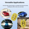 I33T Rubber Exhaust Hangers,Universal Exhaust Hanger with 2 Holes Adjustable