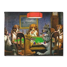 YouCustomizeIt Dogs Playing Poker by C.M.Coolidge Microfiber Screen Cleaner