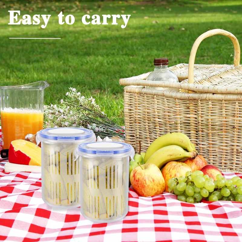 Eerrhhaq 4 Pcs Pickle Container with Strainer,24 oz Pickle Jar