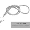 Soleebee Card Holder Lanyard Bling Rhinestone Lanyard with Key Ring