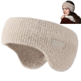 Soundproof Earmuffs for Sleeping,Ear Muffs for Sleeping,Ear Defenders for Sleepi/ng,Ea/r Mu/ffs Noise Cancelling,Warm Sleep Ea/r Mu/ffs,Noise Cancelling Headband,2 In 1 Sleepi/ng Eye Mask(Khaki)