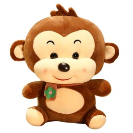 Giant Monkey Cuddly Toy, Plush Toy, Cuddly Toy Monkey, 30 cm, Realistically Designed Stuffed Toy, Fluffy Stuffed Toy for Playing, Plush Toy for Children and Baby (23 cm, Brown)