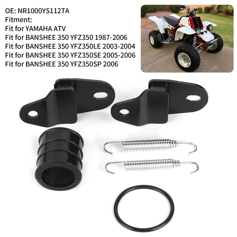 Exhaust Muffler Kit NR1000YS112TA Replacement Parts Fit for Yamaha Banshee