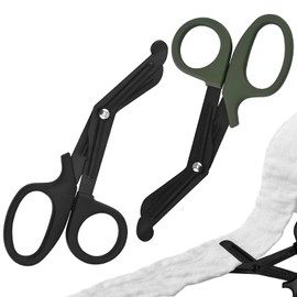 2 Stück Verbandschere,Medizinische Verbandschere,Verbandsschere,Verbandsschere Pflege,Rettungsschere,Medizinische Schere,Emt- Und Trauma-Scheren,Fur Krankenschwestern, Medizinstudenten, Notaufnahme