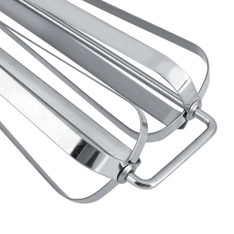 Egg Beater,Rotary Hand Whip Whisk Stainless Steel Egg Beater Mixer