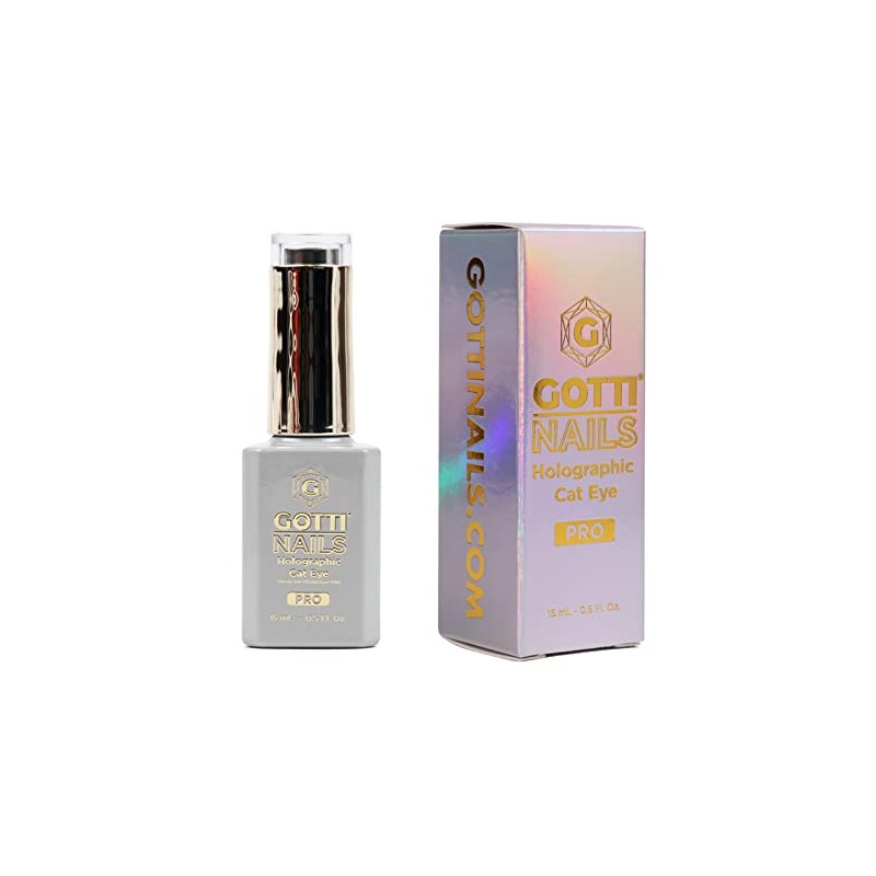 Gotti Nails - Holographic Cat Eye Gel Top Coat