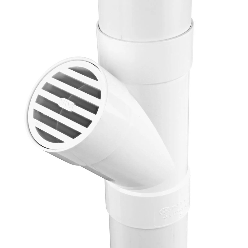 NDS 3P08 3-Inch PVC 45 Degree Wye Hub x Hub,