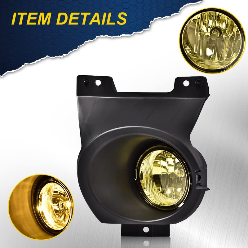 PIT66 Front Bumper Fog Light, Compatible with 2011-2014 Ford F150