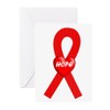 CafePress Red Hope Folded Greeting Cards (10-pack) Glossy