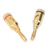 24Pcs/Set Gold Plated Banana Plugs Quick Connectors Universal for Car