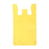Yellow Plastic T-Shirt Shopping Bags - Case of 1,000