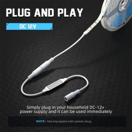 CHUSYYRAY New Waterproof RV Exterior Awning Strip Lights, RV Outdoor Lights16.4FT 12V