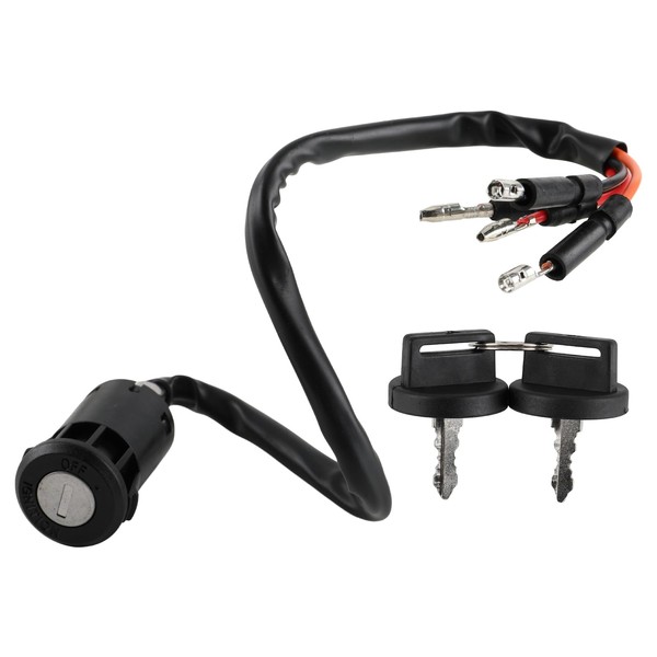 AUTOKAY Motorcycle Ignition Key Switch Compatible with Honda TRX300 Fourtrax