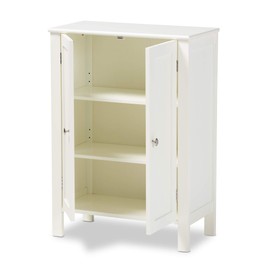 Baxton Studio Multipurpose Shelving and Cabinets, White