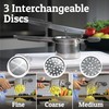 PriorityChef Large 15oz Potato Ricer with 3 Discs, Heavy Duty