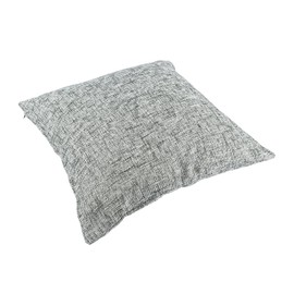 Homescapes Luxury Boucle Cushion Cover Square Dark Grey Decorative Cushion for Sofa or Bed 45 x 45 cm