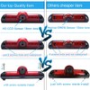 【Cool Red】18mm Lens Car License Plate Light Rear View Camera,