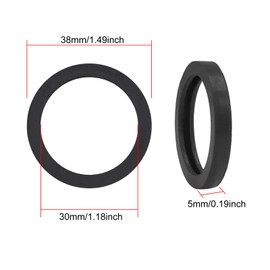 AOICRIE 20pcs Replacement Gas Gaskets Gas Can Spout Gaskets Rubber Ring Can Gaskets Fuel Washer Seals Rubber Fuel Can Spout Seals Compatible with Most Gas Can Spout