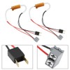 Load Resistor, 2-Piece Car LED Decoder for H7 Headlights, LED