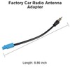 Zenoruslky Vehicle Radio Antenna Adapter Car Stereo Antenna Wire Connector
