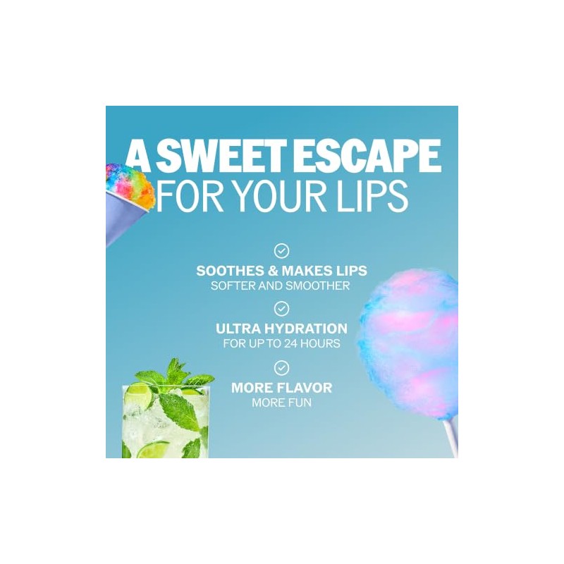 ChapStick Bálsamo Labial, Colección Vacaciones (Cono de Nieve, Limonada y