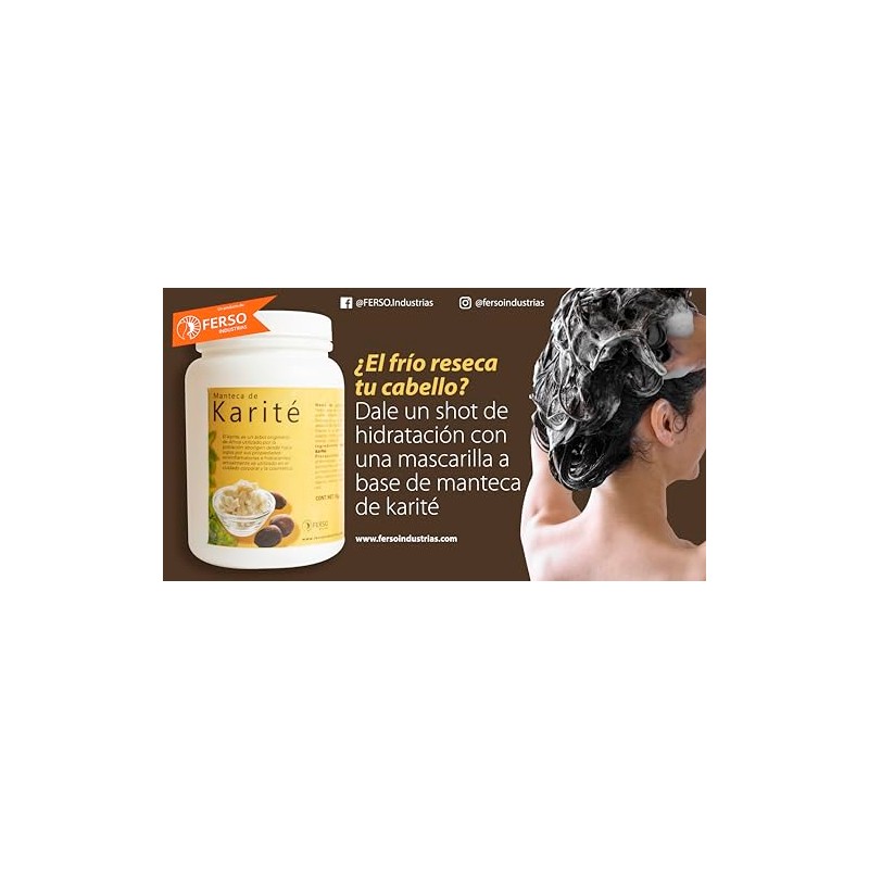 Manteca de Karité Orgánica Shea Butter 100% natural 1KG