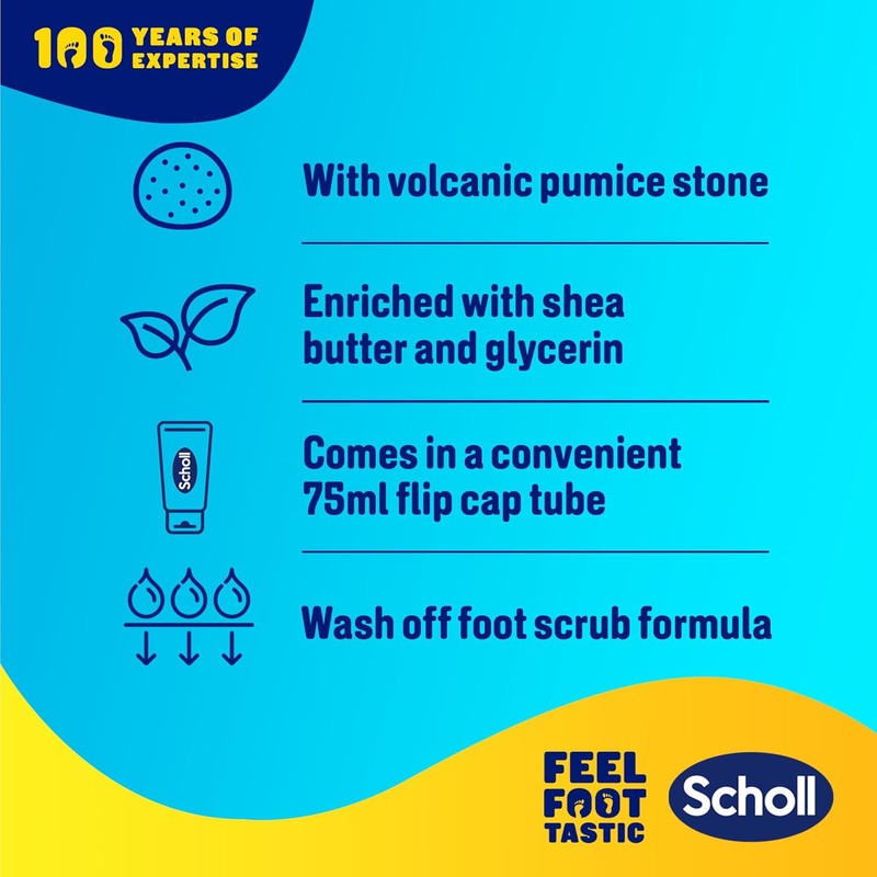 Scholl Expertcare Polish & Glow for Rough Skin Foot Scrub