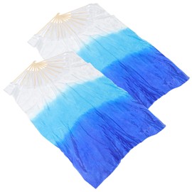 SUPVOX 2pcs Gradient Cloth Dance for for Festivals Parties and Cloth and Wood Construction