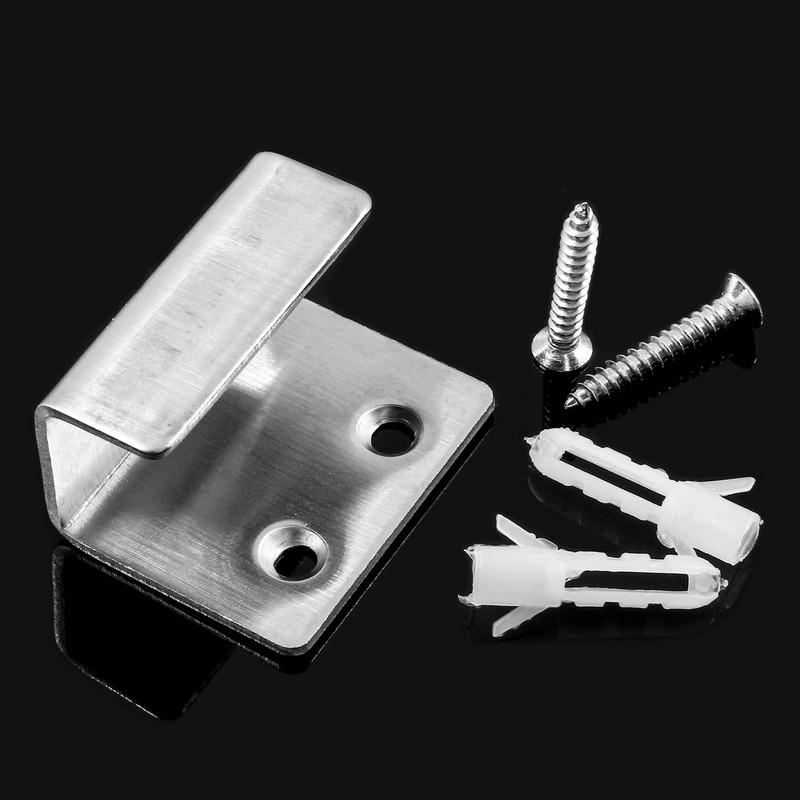 Luomorgo 10 Pcs Tile Display Wall Hanger, Stainless Steel Wall