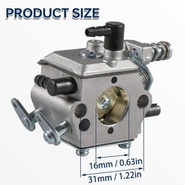 ZAMDOE Carburetor Fits for 4500 5200 5800 45cc 52cc 58cc Chinese Chainsaw T4500 T5200 for VIRON VR4500 VR5200 MT-9999 Chainsaw with Air Filter Spark Plug