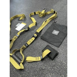 P3 (P3) Pro Suspension Training, Indoor/outdoor Home Gym Suspension Straps, - olive