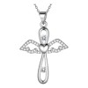 Angel Collar Colgante Plata De Ley 925 Mujer Mamá