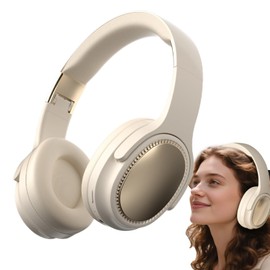 Over Ear Headphones | Portable Headphones Wireless Over Ear | Skin-Friendly Cushions Comfortable Headset with Stable Signal for Travel Offices Home