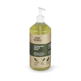 The Soap Works Lavender Liquid Soap-14 Oz