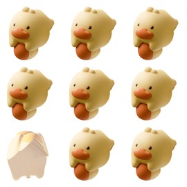 Adorable Duck Design Furniture Corner & Edge Safety Bumpers - Baby-Proofing Silicone Guards for Sharp Edges, Stain-Resistant & Easy-Clean（8pcs）