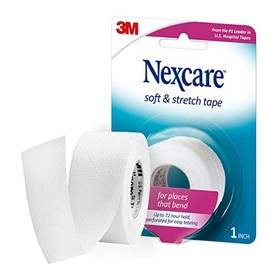 Nexcare Soft & Stretch First Aid Tape, Help Keep Injuries Clean And Protected, 1 in x 6 yds