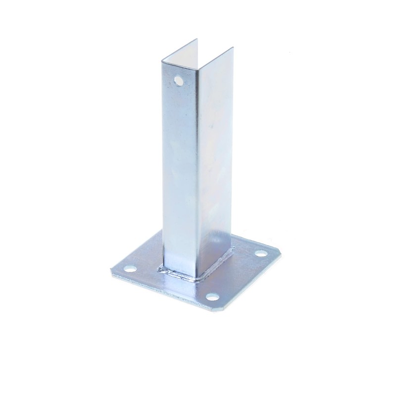Aqbau® U-Post Support for Fence Posts 60 x 40 cm,