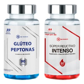 Pack 2: Peptonas Glúteo 90 Cáps + Reductor Intenso 90 Cáps