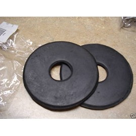 JackS Rubber Training Bit Guard Guards 3 1/4" Across Horse One Pair (Black)