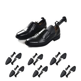 Timotech Set de 6 pares de hormas de plástico ajustables para zapatos, hormas para mantener los zapatos en condiciones adecuadas, hormas ensanchadoras de zapatos, moldeador de zapatos.